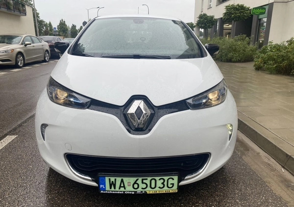 Renault Zoe cena 59000 przebieg: 60000, rok produkcji 2019 z Warszawa małe 254